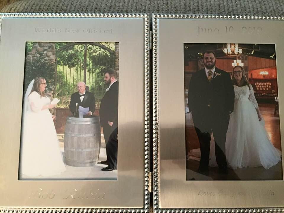 Wedding of Cady & Justin Levy which I officiated in Houston TX. Tomorrow they move into a nice home which they rented for 2 years. Both are teachers and Justin gets his Masters this week