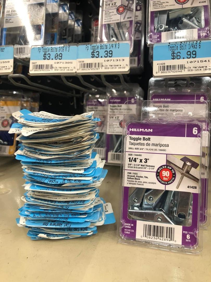 This is what a stack of over 500 price changes look like . All peeled by me , it was a good day at work !