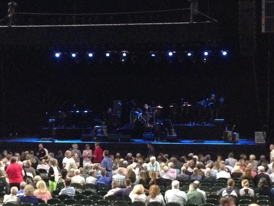 YeeHaw---watching Lyle Lovett with my sweetie pie Laura Mayer!