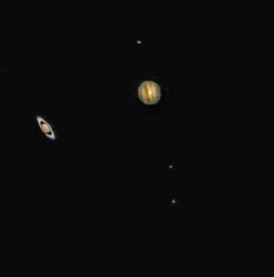 Here ya go, several filters. 150 magnification. 10" Meade Reflector.