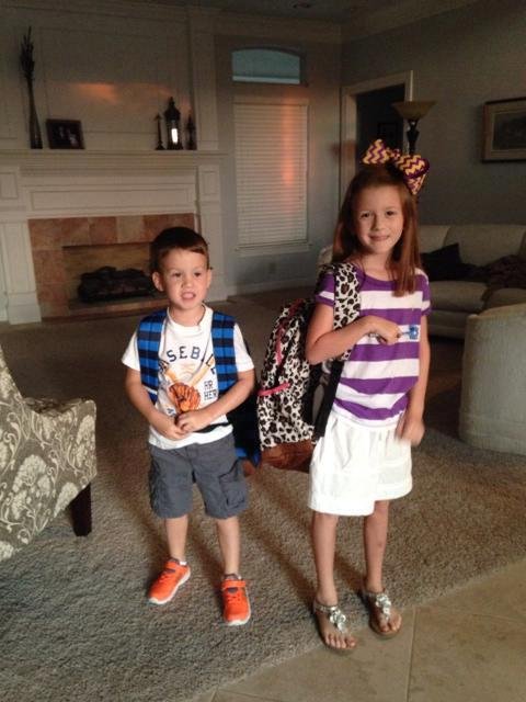 First day of school in Texas.