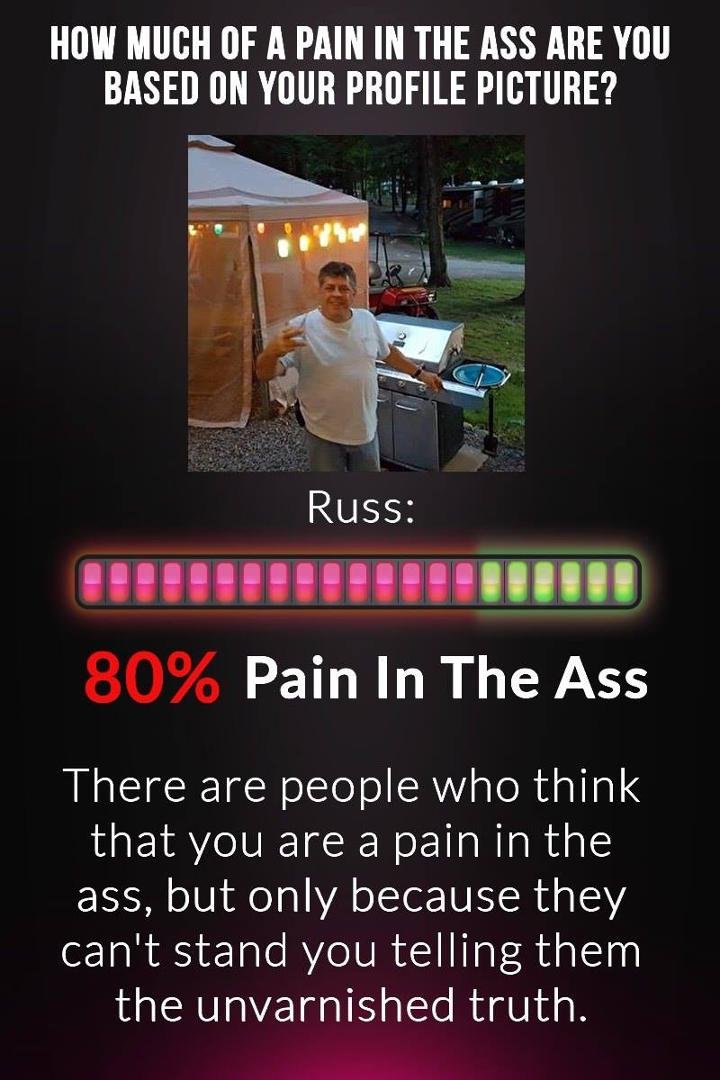 80%, I was going to say 95!