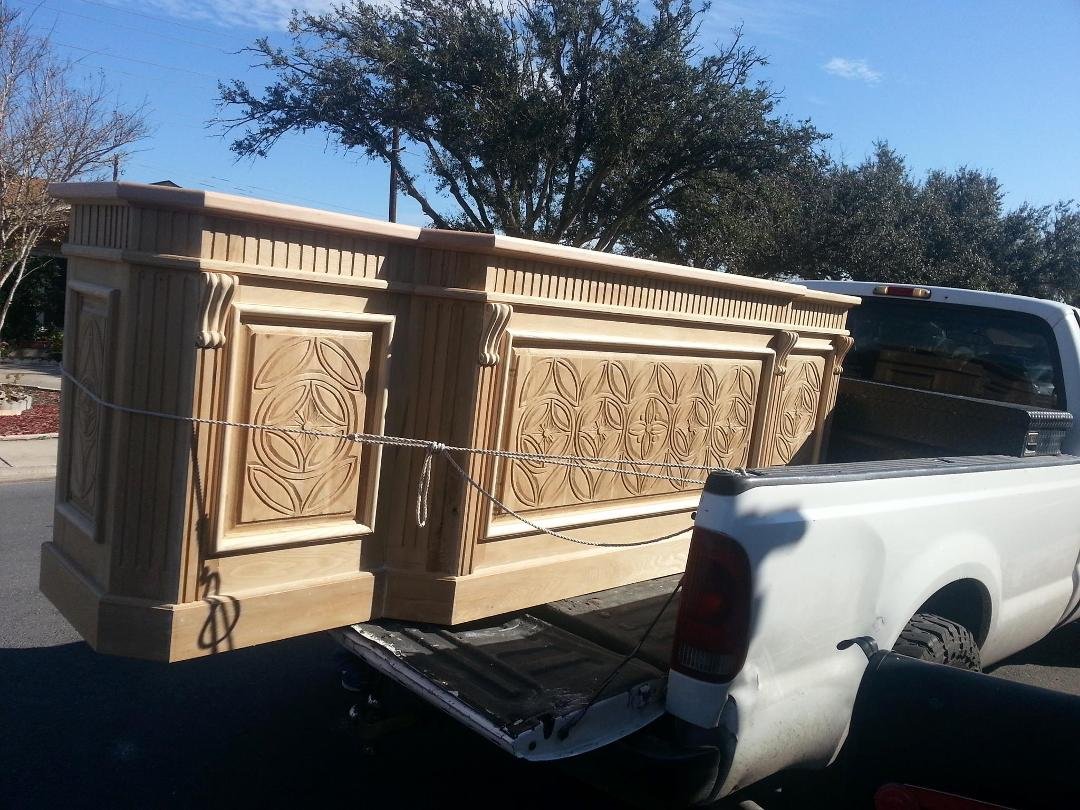 Finally, part one of our pub/bar in progress.
