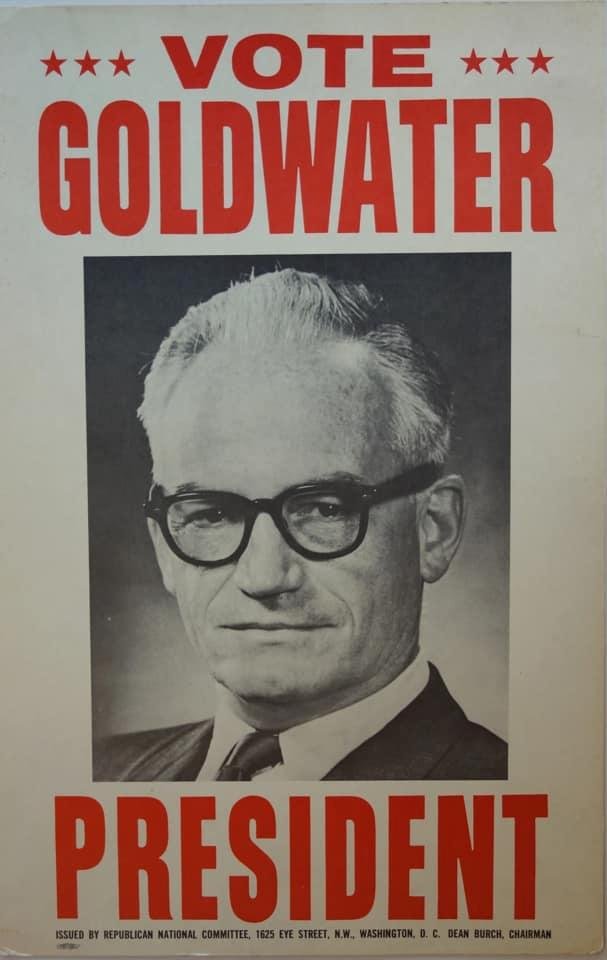 57 years ago today, Barry Goldwater received the Republican nomination for president of the United States at San Francisco’s Cow Palace
I go there every December for the wonderful Great Dickens Faire where I do not get no