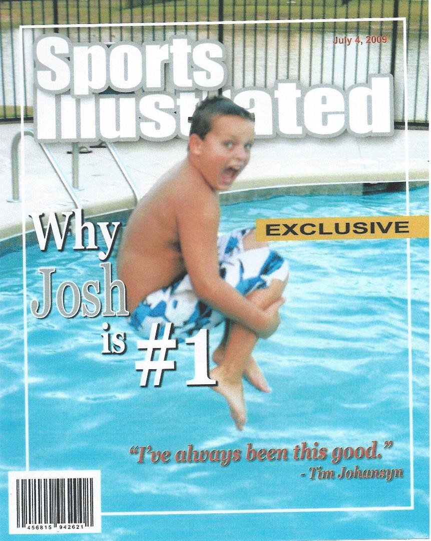My grandson's Sports Illustrated cover!
