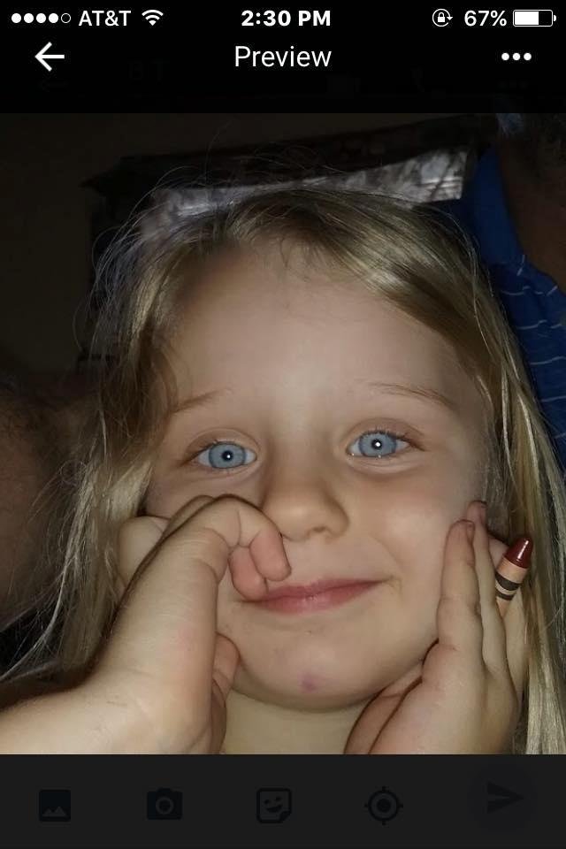 Savhanna is 4 today. Happy birthday, love.