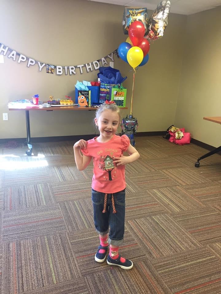 Bella loves saying Happy Birthday!