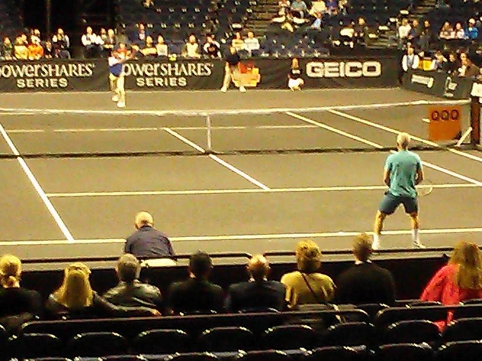Connors vs Mcenroe tonight at Bridgestone arena.