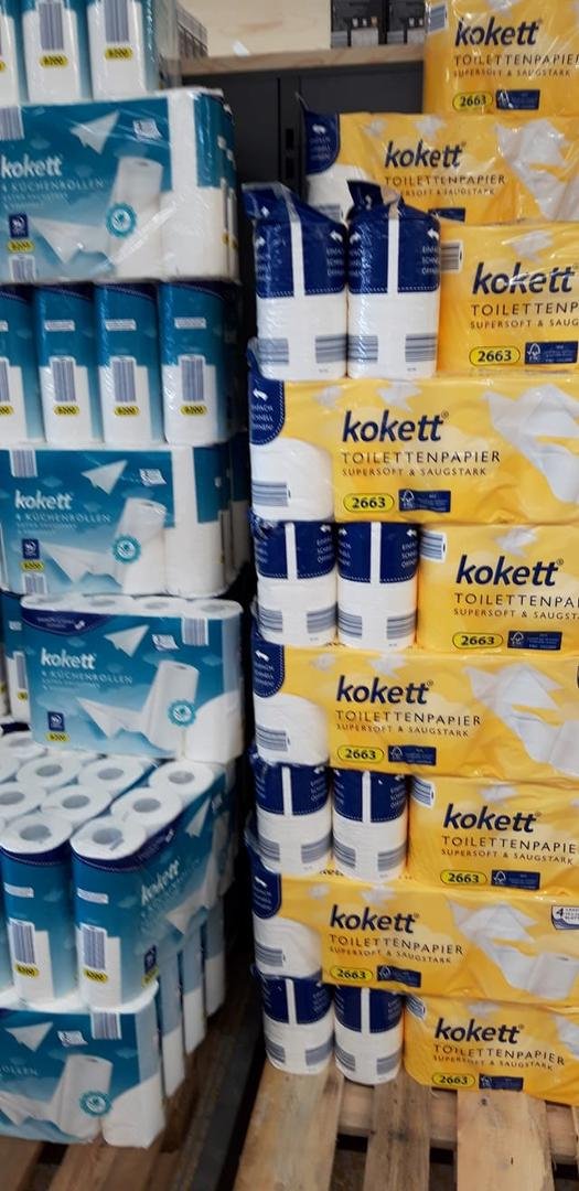 Toilet paper here and did not listen to trump