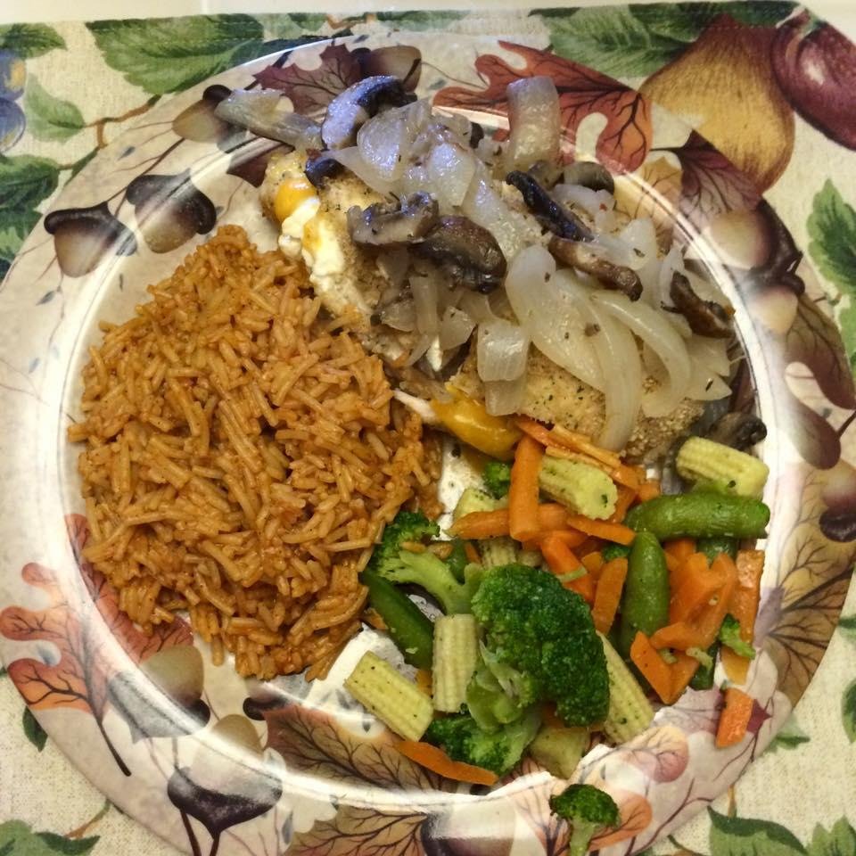 Meg Groat made a really nice Mothers Day dinner for Alecia and I. Yum!