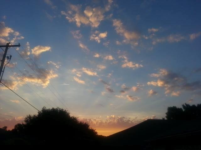 Coffee at sunrise.