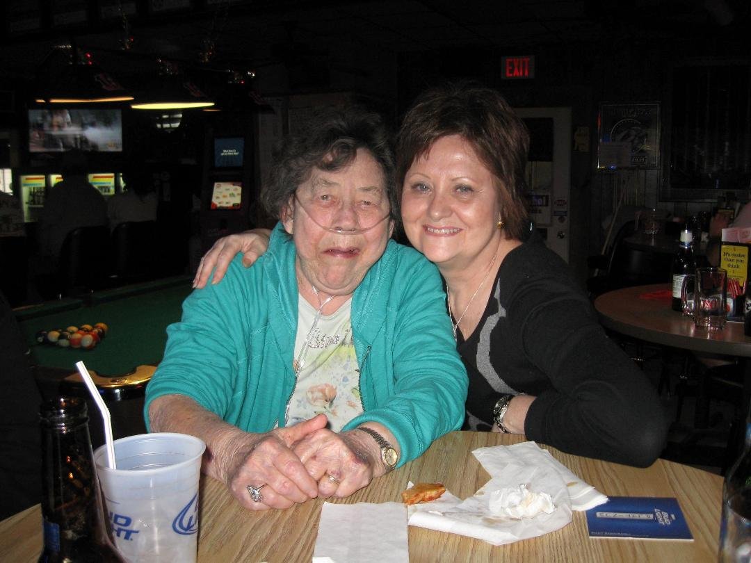 Aunt Dolores and niece, Dianne