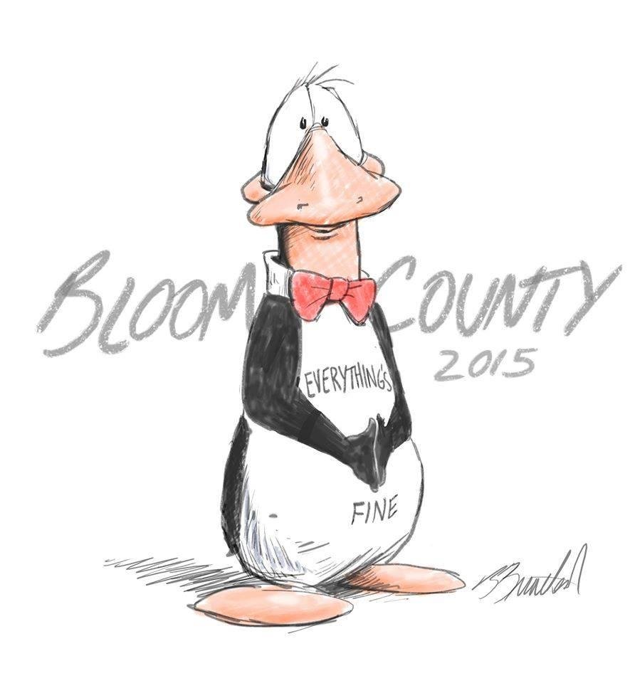 The best comic series( Bloom County) , is returning. Our man Opus is back! Congrats Berke Breathed. Thanks from a Bloomie fan. Oh by the way what was your favourite series?
