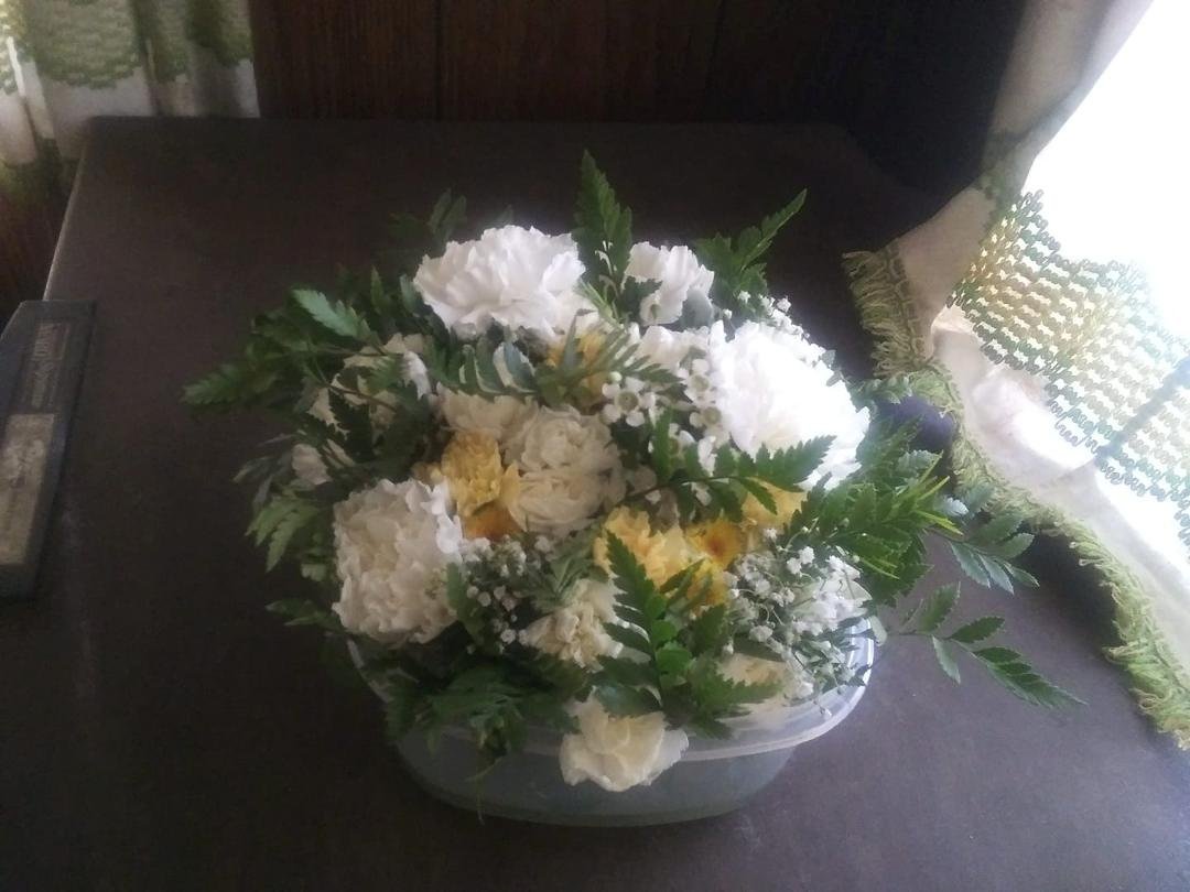 I receive this today from my granddaughter she made it in school I love it