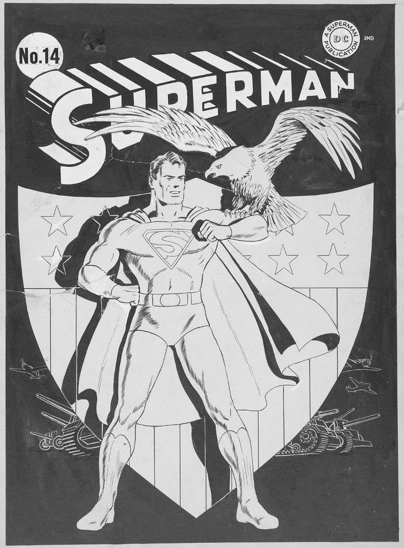 I got this scan from the Auction Site that was selling the original art to Superman #14 & Detective Comics #69.