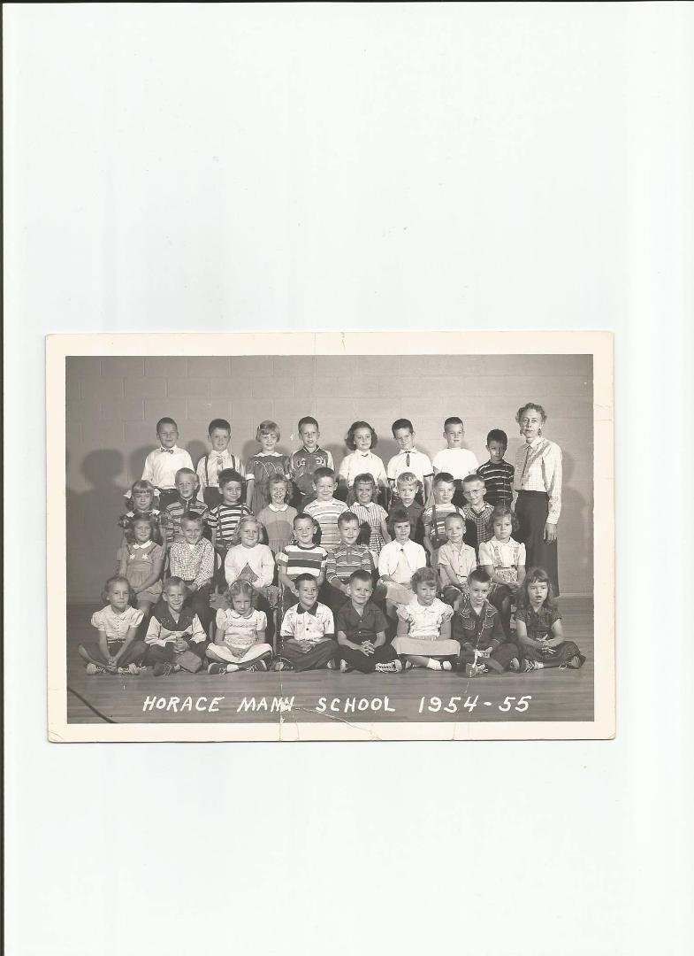 Horace Mann 1st grade. First class to attend all 8 grades in new school.