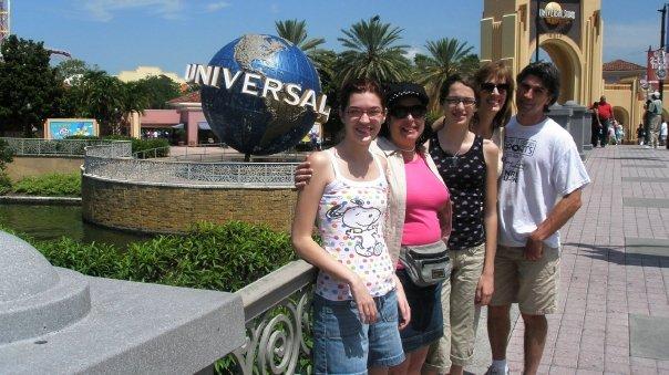 Again, the obligatory establishing shot with the family. Teri's husband Scott was able to join us for this trip.