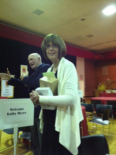 Receiving the Trocaire Award in Education
