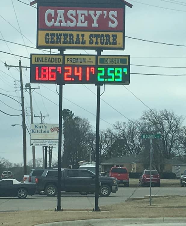 Gas prices in Charleston Arkansas