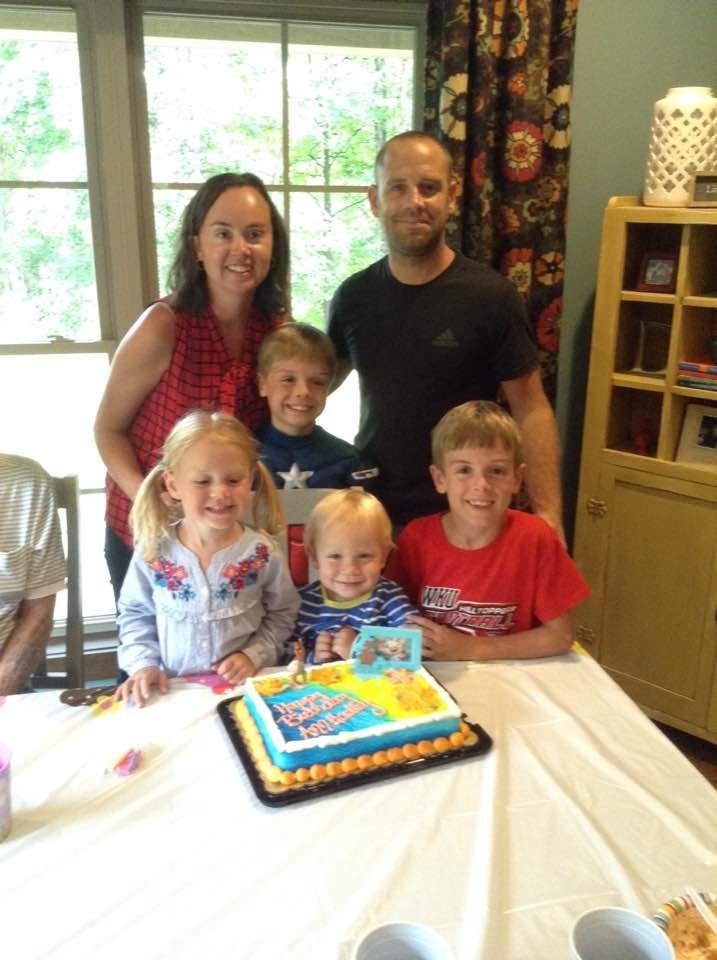 I'm sorry if there was a mix up with the picture of Ann Hadley we celebrated her forth Birthday yesterday. Here she is with the rest of her family!