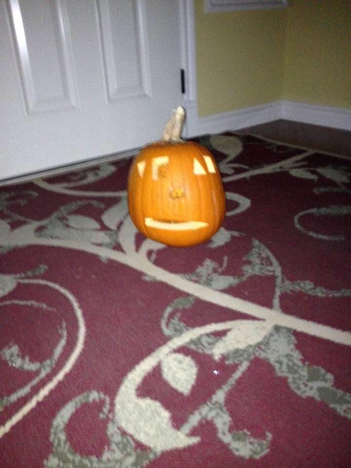Pumpkin with 4 eyes