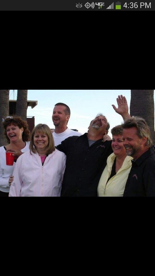 Being Silly...Mary, Colleen, Kevin, Michael, Cathy, Bryan
