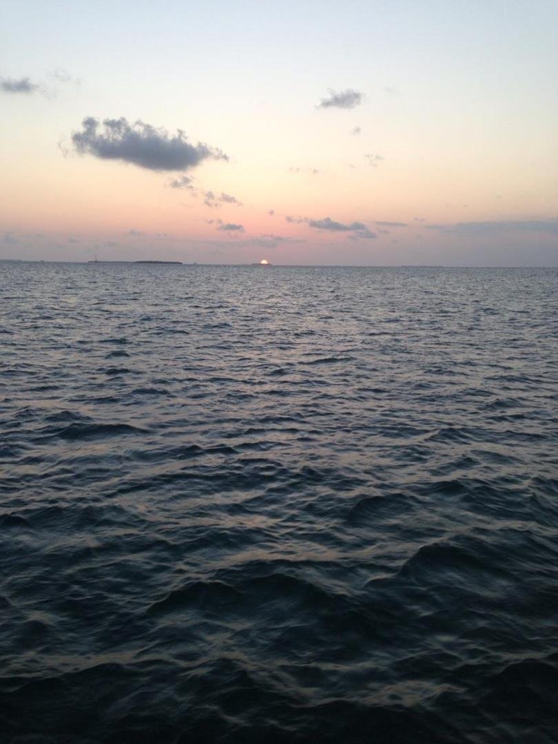 sunset at Key West FL