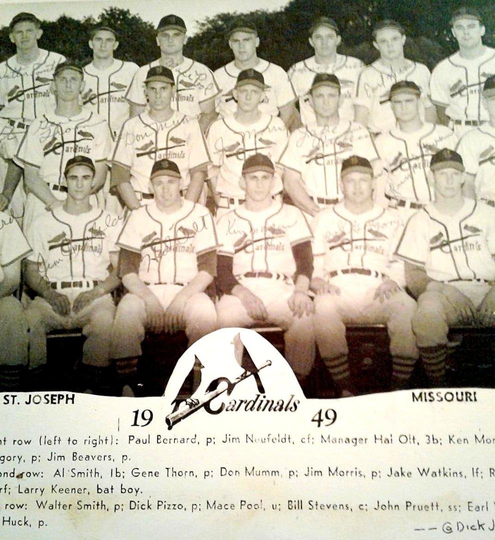 The St Joseph Cardinals ...were a "farm team" affiliated with the St Louis Cardinals, who played at our City Stadium during the 1946-1953 period. Most famous stand-out would be Earl Weaver (1949 team) Major League Hall of
