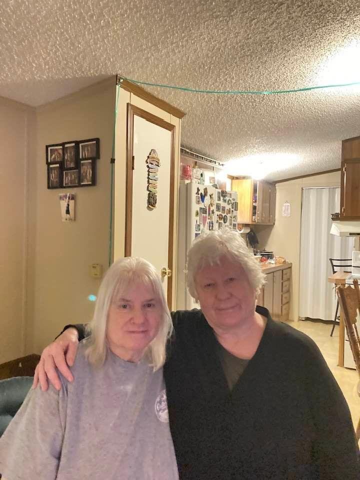 My big sister Pat and me!