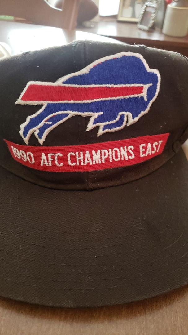 got out a lucky hat from the past. go bills