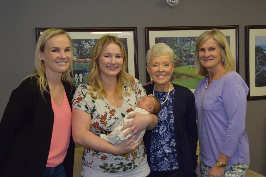 Yesterday we had a baby shower for Kristina and baby Rilla Meadow. Pictured here L to R with Auntie Shawna, Kristina,
Rilla, Great Auntie Susan, and Grandma Monika. A very special time with friends and family.