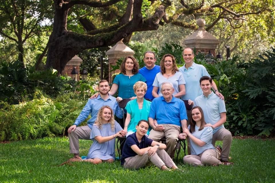 Birthday family photo