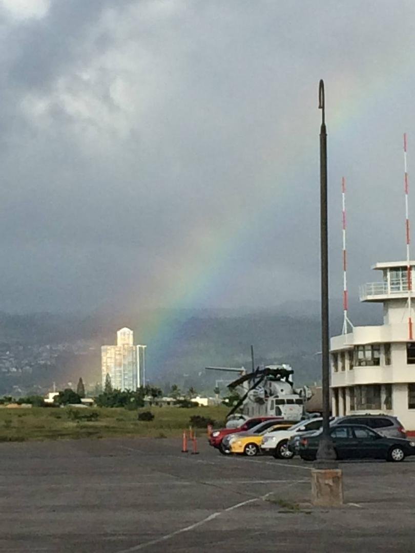 First rainbow taken from  ford island