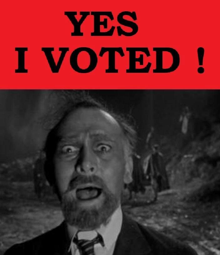 TODAY IS THE DAY (all those pesky-ass political campaign phone calls will stop).