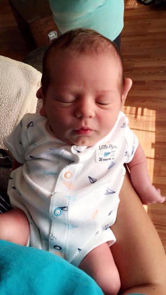 Thanks everyone for the anniversary wishes. Abram Briggs Olson born 7-27-17 weight in at 8lb2oz. Such a beautiful baby.
