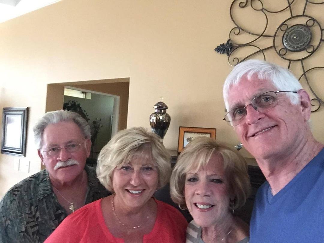 With our best friends, in Fla.
