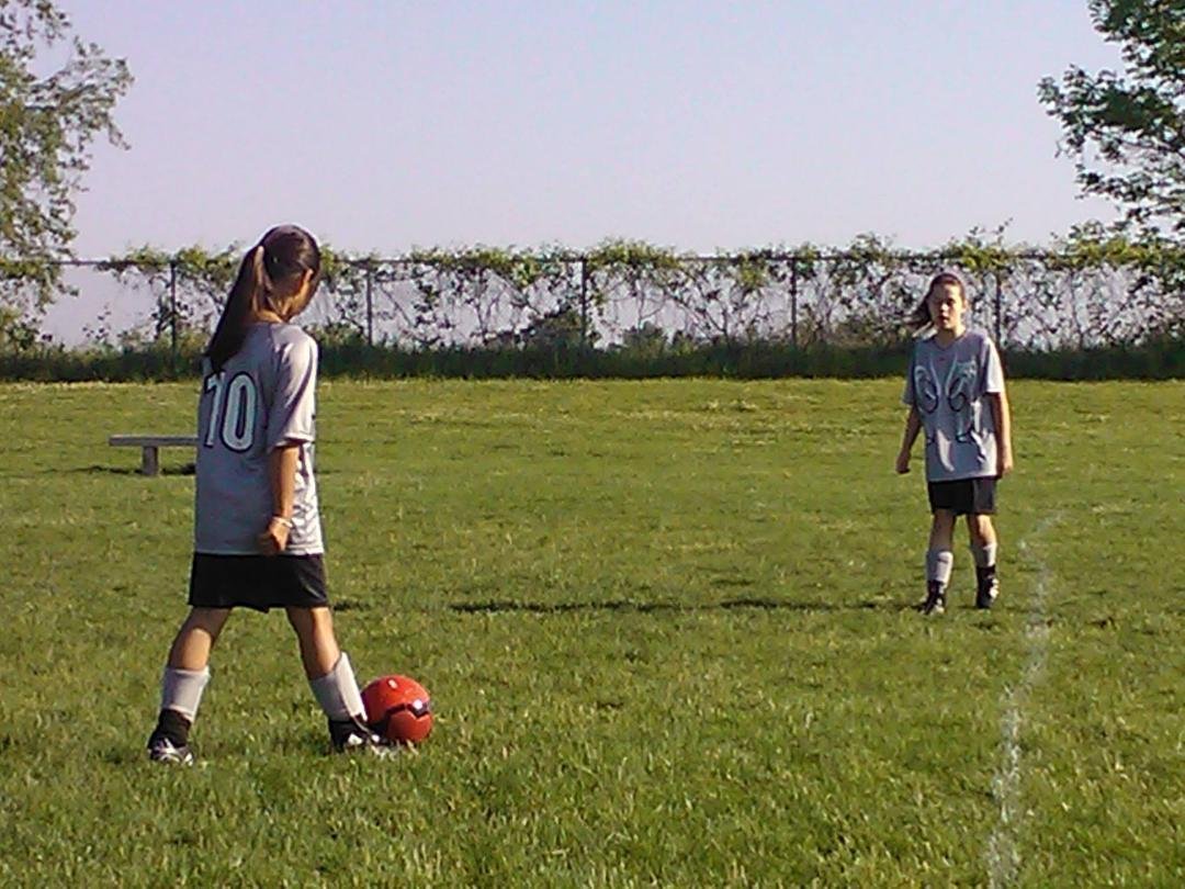 going to go watch makenna's first school soccer game !!...so nice out to sit and watch!!...66 degrees...loving it!!