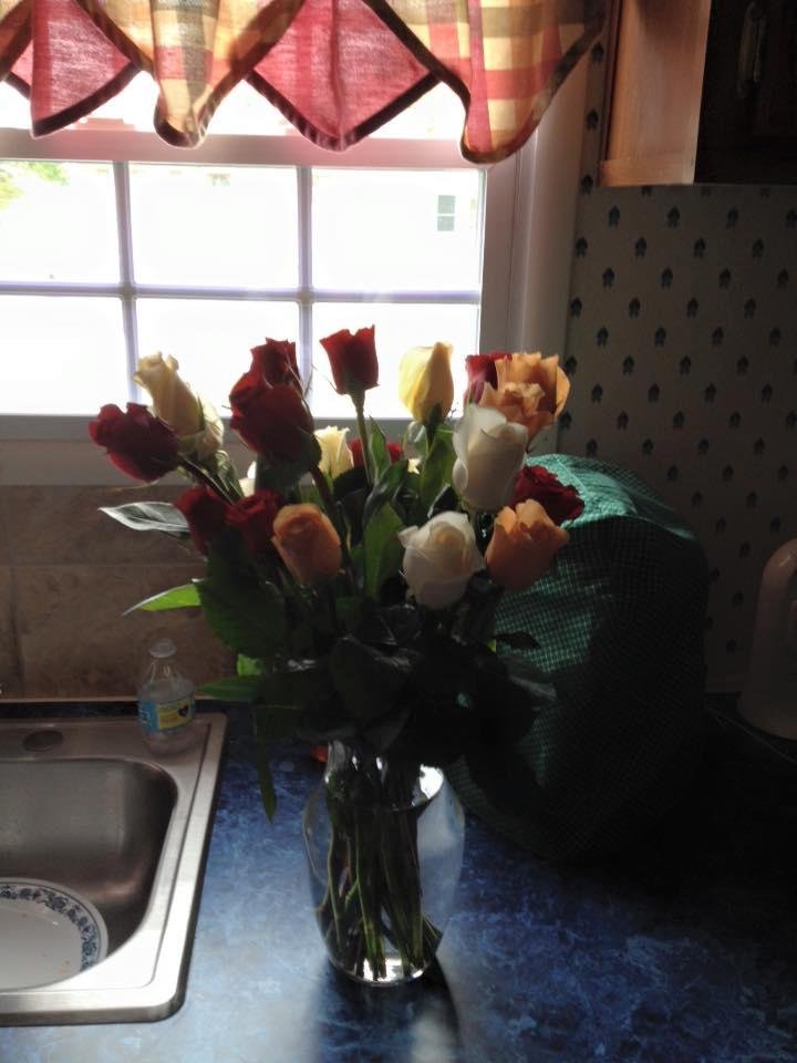 Ok little one , I got my roses thank you