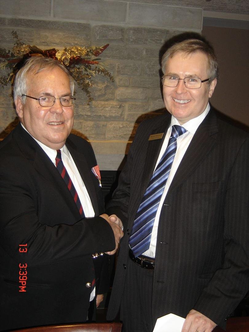 Queenn's Diamond Jubilee Medal: - On Sunday, January 13th I received the Queen's Diamond Jubilee Medal from my local MP (Stephen Woodworth). It was for a lot of volunteer work I have done with the young (as volunteer liais