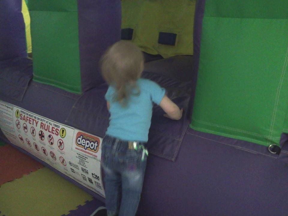tricia and Shannon Thomas at bounce bristol