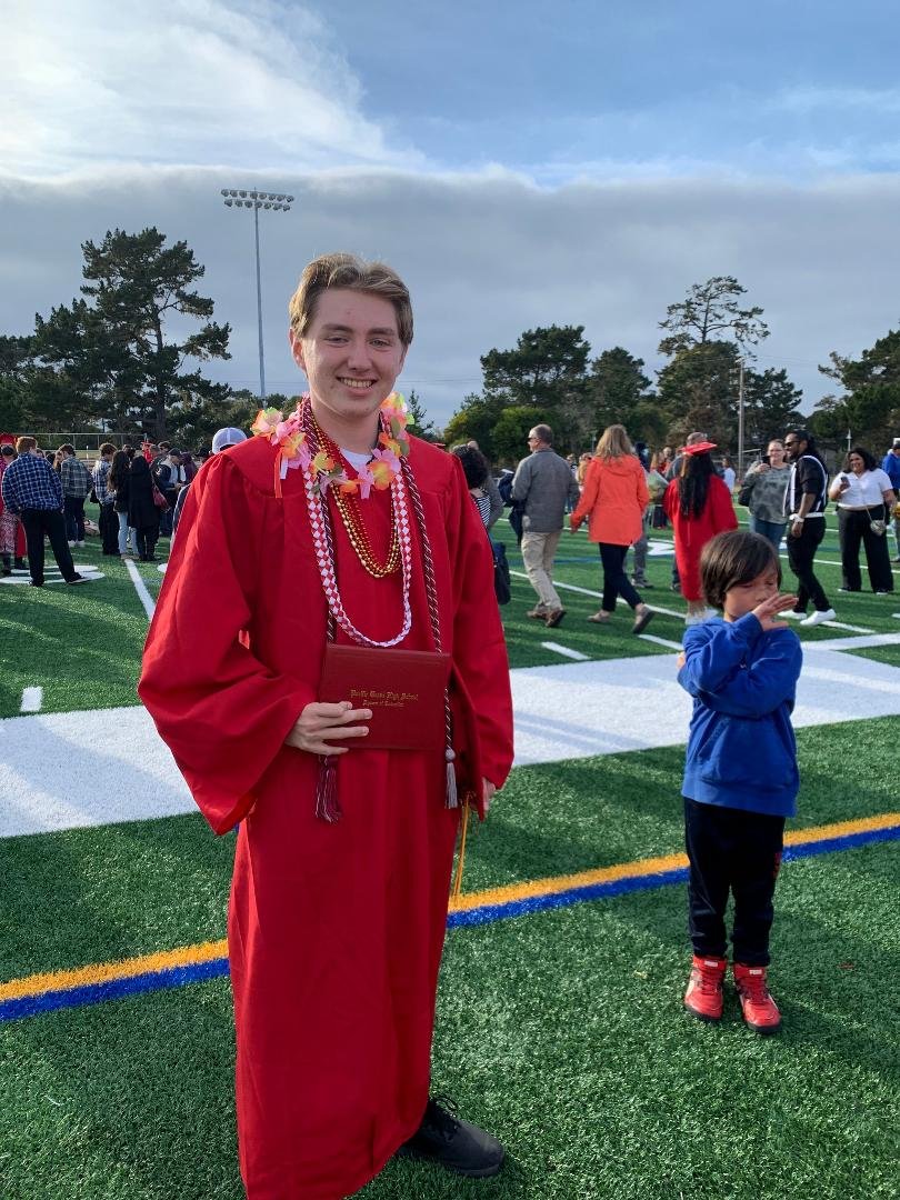 Our graduate 👩‍🎓 so proud of him. Congratulations Brayden