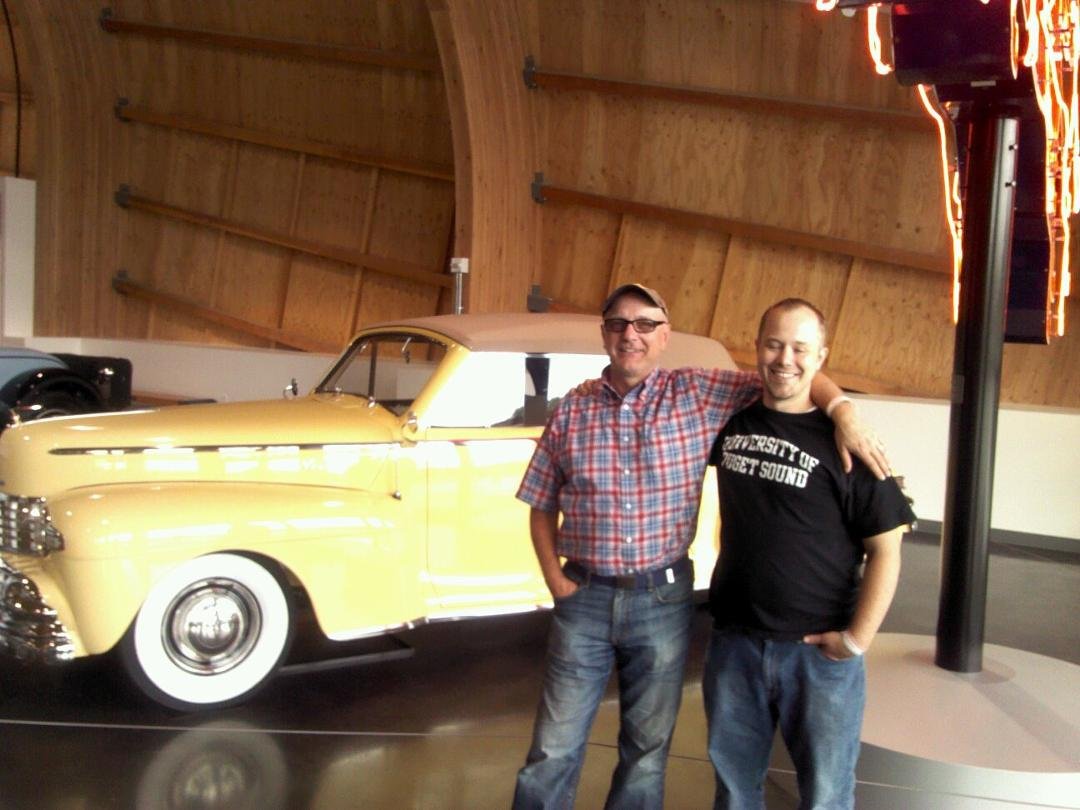 Tacoma Auto Museum with Collin and Adam.