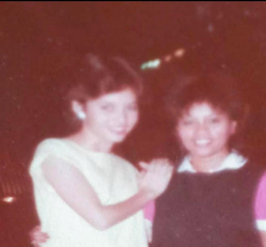 I was 15-16. My mom and I enjoying the night life in the Philippines