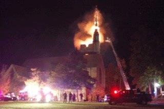 The Chapel at St. Lawrence University on Sunday AM...