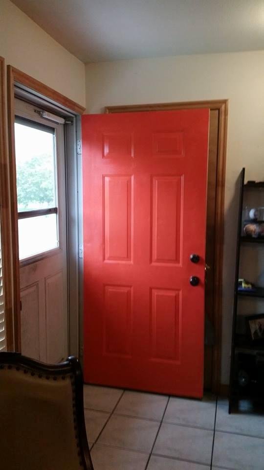 The new front door