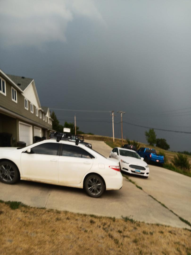 We are expecting tornadoes, kinda scary.