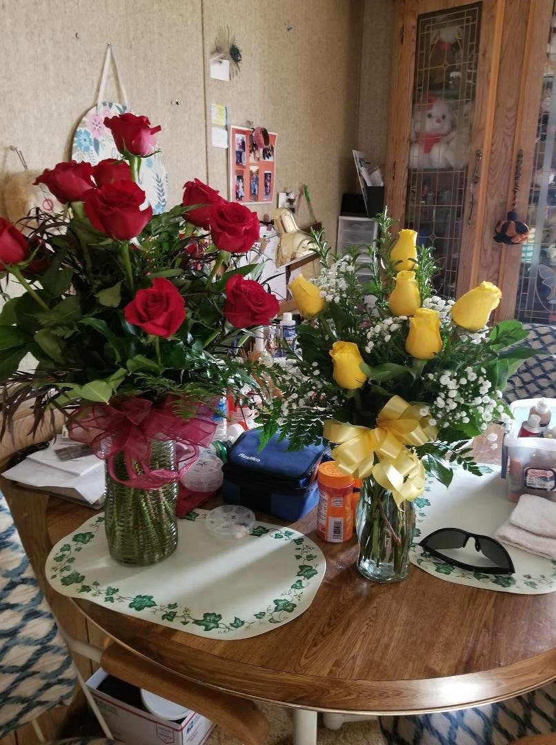 Which one do you like best? He couldn't make up his mind so he got me both. Lol