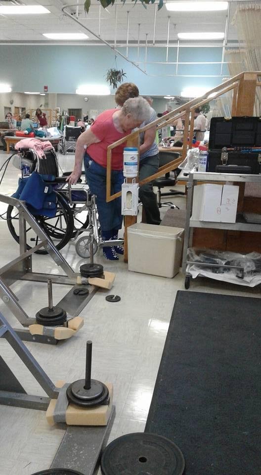 Working hard