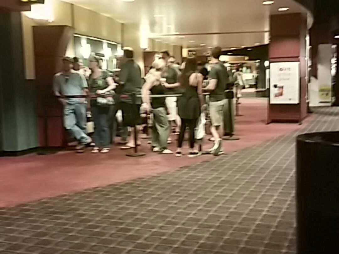 Watching Jurassic World imax 3d and it was awesome,