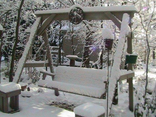 He put Snow all over my Swing.